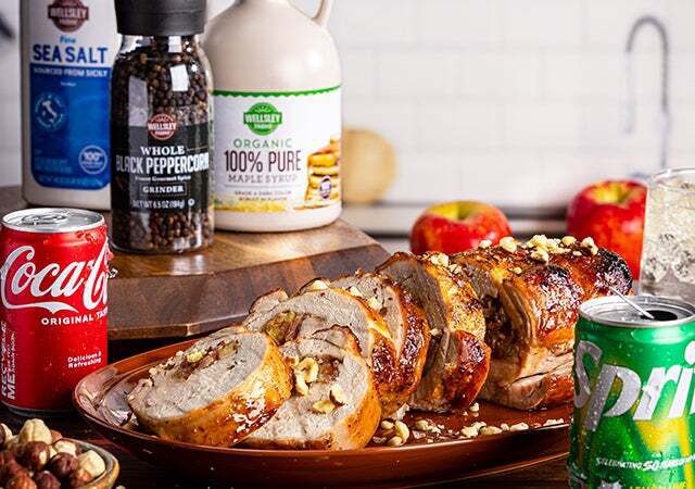 Caramel Apple-Stuffed Pork Roast